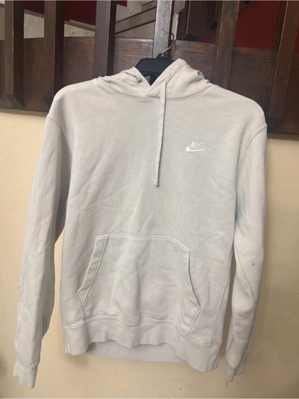 Nike Small Hoodie in light gray/beige